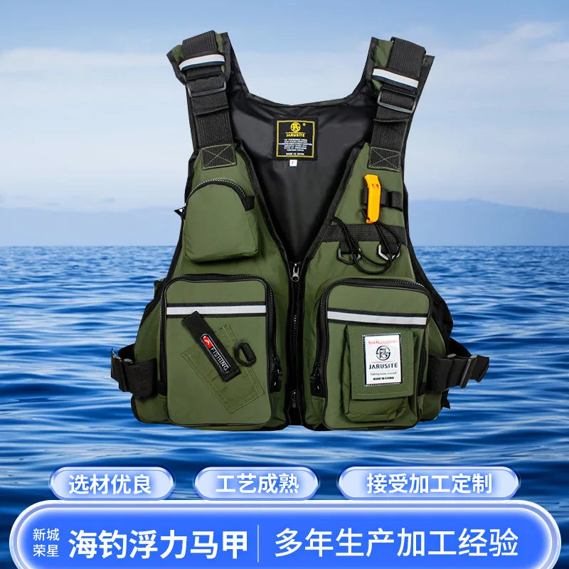 Adult Boat Fishing Life Jackets for Rock Fishing Vests Sea Fishing Life Jackets Outdoor Sea Vests