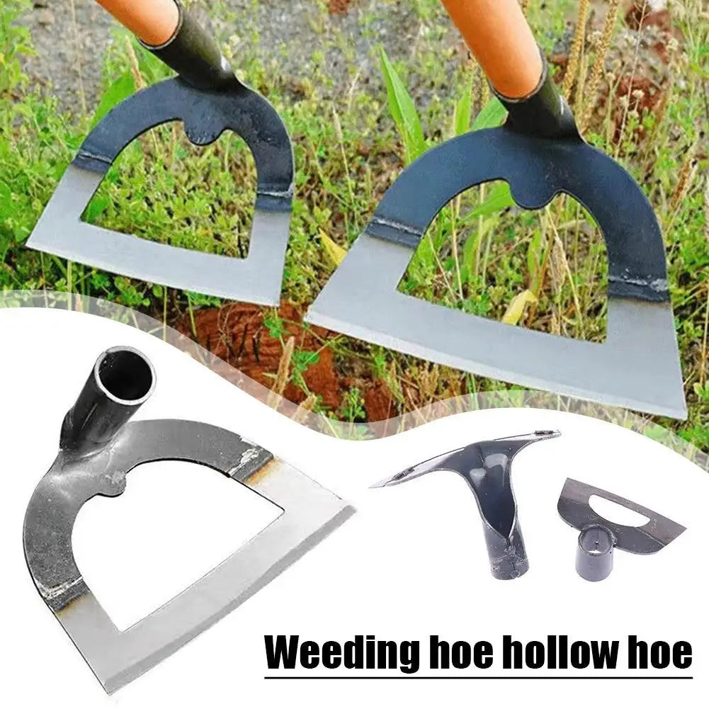 Shovel-shaped Hollow Hoe Weeding Rake Labor-saving Steel Weeding Hoe For Farm Gardening Soil Loosening Tools