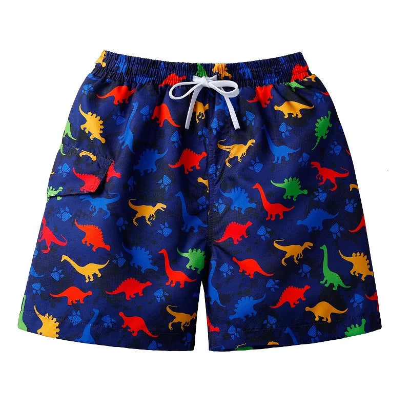 Hawaii Kids Swim Shorts Cute Swimsuit Swimming Trunks Quick Dry Summer Swimwear Boys Beach Shorts Surf Board Male Clothing Pant