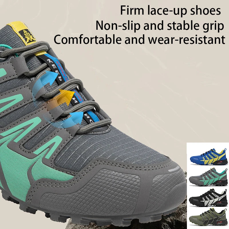 2025 Men's Waterproof Hiking Shoes Outdoor Hiking Shoes Mountaineering Camping Hunting Tactical Boots Men's Cycling Shoes