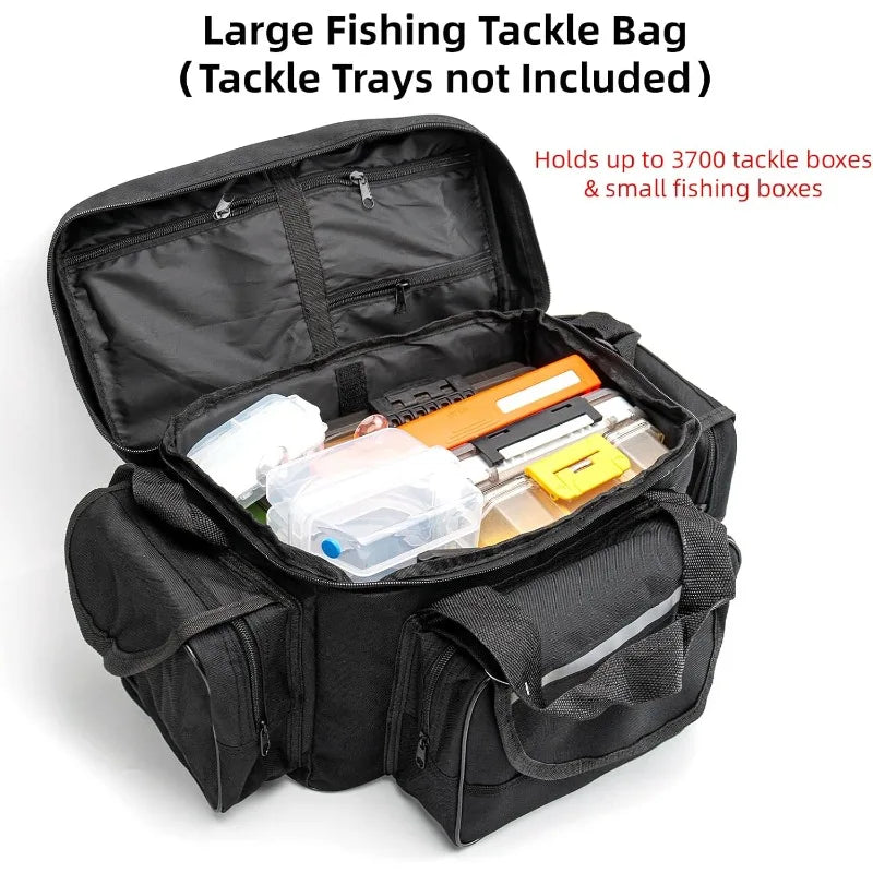 Tackle Bag- Fishing Tackle Bags- Suitable for 3700/3600/3500 Tackle Box Organizer- Portable Fishing Gear Bag