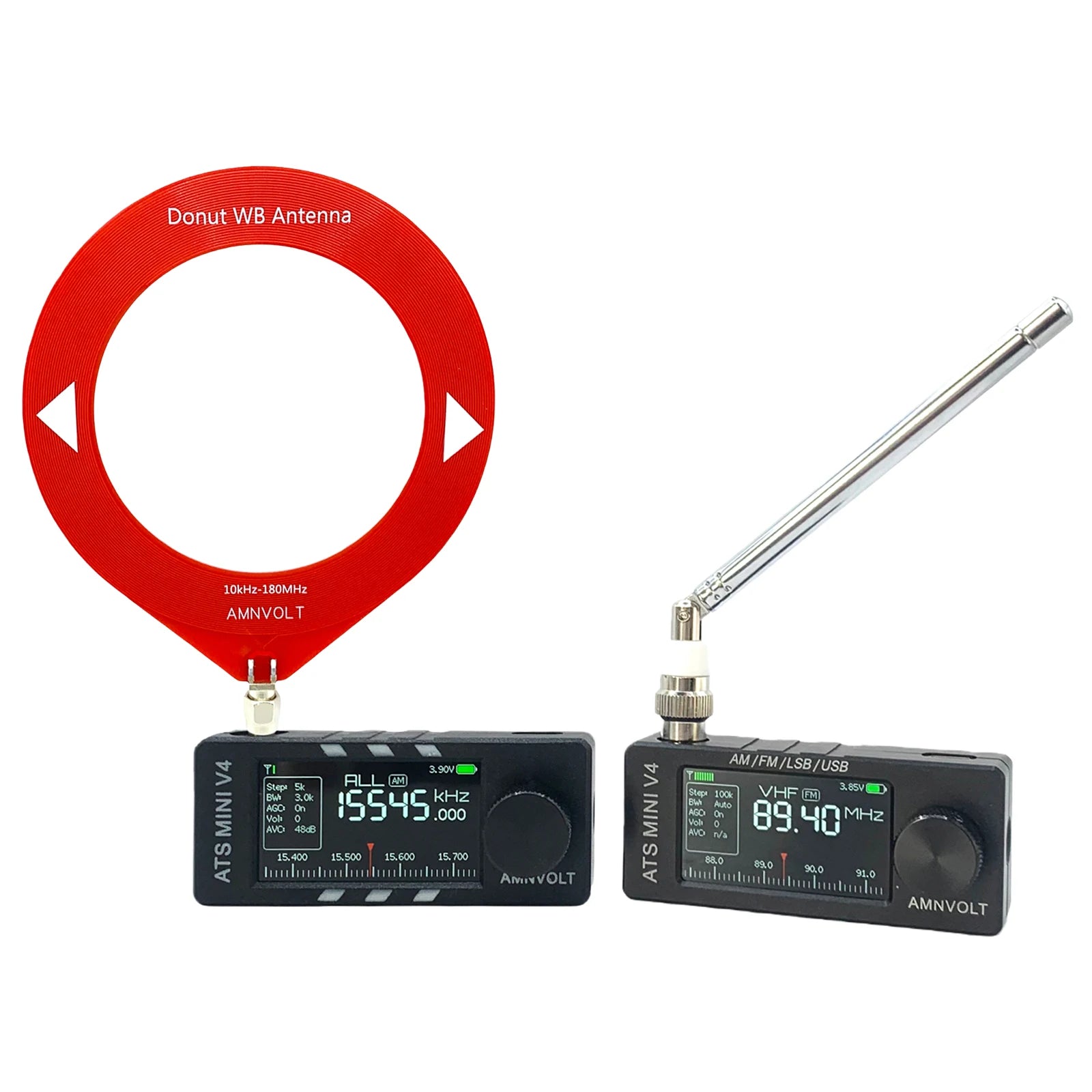 Portable AM FM Radio Receiver with Headphone Amplifier LSB USB Transistor Pocket Radios for Walking Hiking Camping