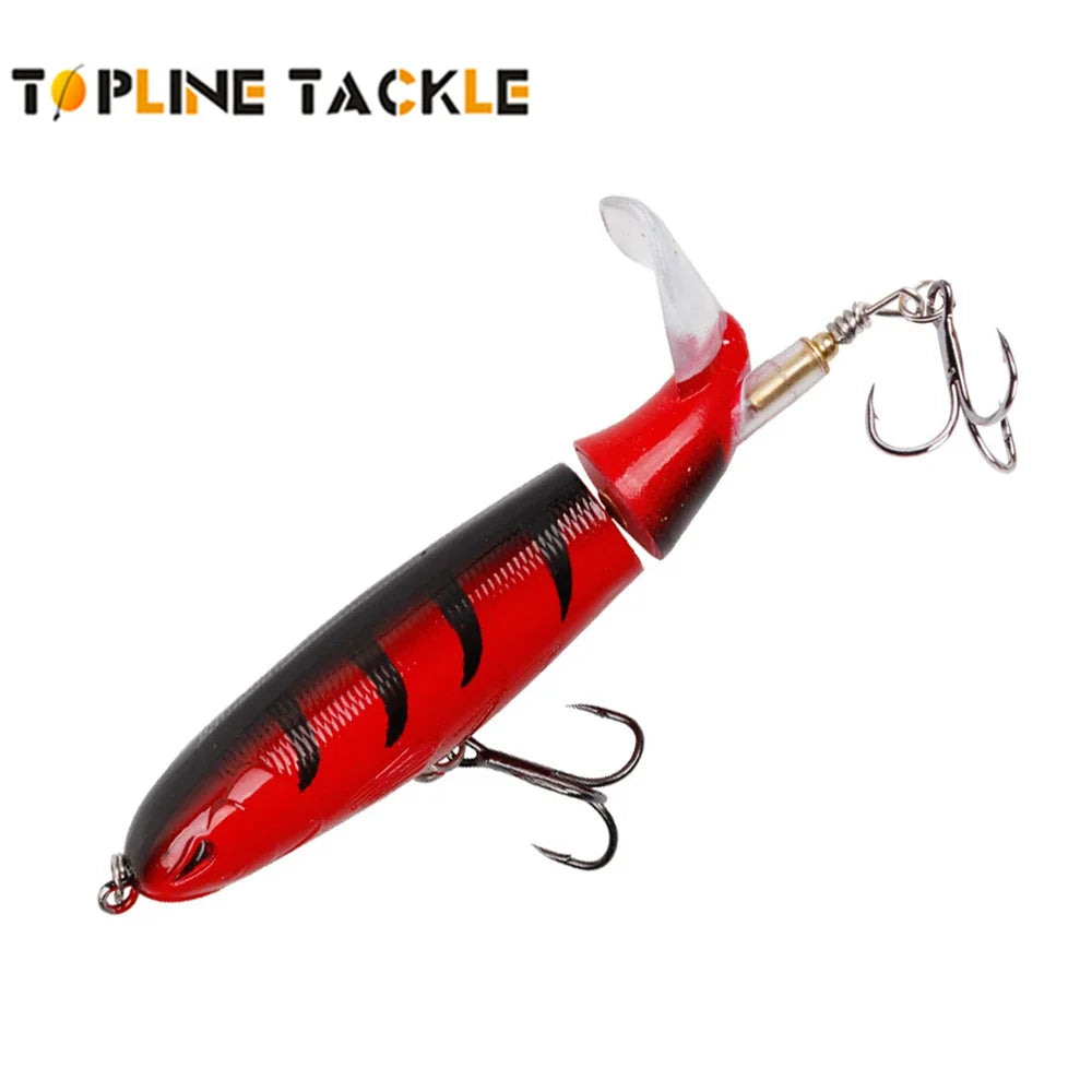 Topline Tackle Whopper Plopper Topwater Fishing Lure 13g15g36g Floating Lure Trolling Crankbait Pike Hard Baits Artificial Baits