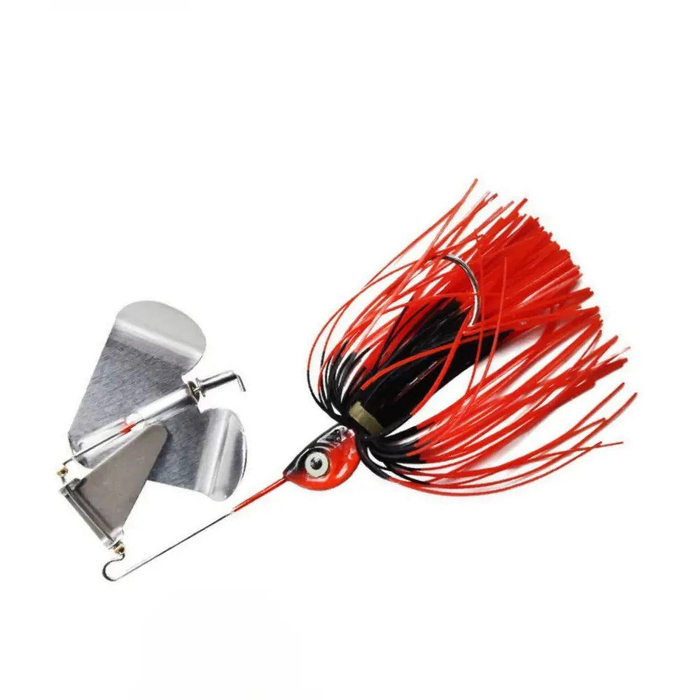 14.7g/10cm Fishing Lure Chatter Bait Spinner Bait with Blade Jig Dancer Buzzbait Wobbler Chatterbait for Bass Pike Fish Tackle
