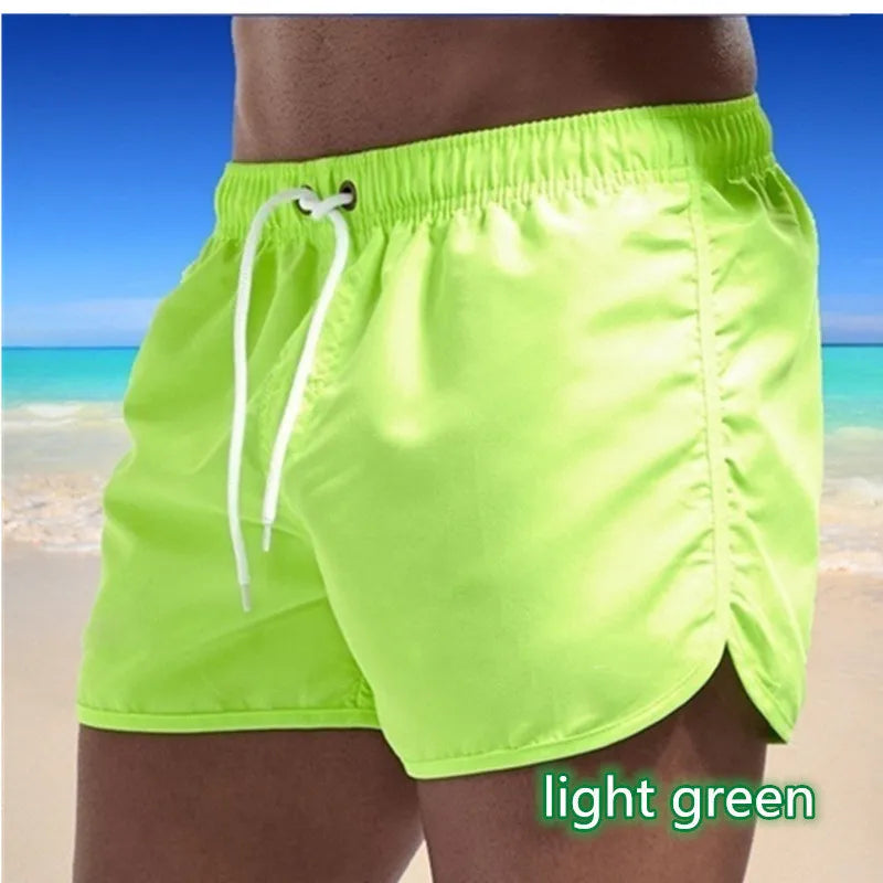 2025 New Man Swimwear Swim Shorts Trunks Beach Board Shorts Swimming Pants Swimsuits Mens Running Sports Surffing Shorts