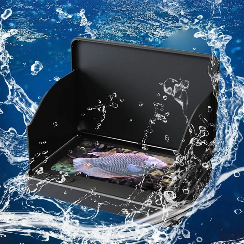 Portable Fish Depth Finder Water Handheld 1080P 4.3 Inch LCD Fish Finder Underwater 220° Fishing Camera With Night Vision