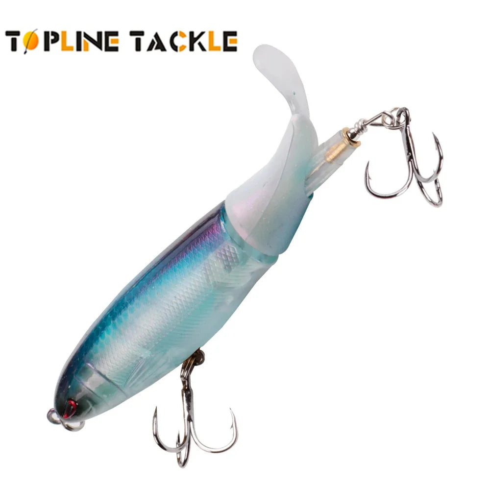 Topline Tackle Whopper Plopper Topwater Fishing Lure 13g15g36g Floating Lure Trolling Crankbait Pike Hard Baits Artificial Baits