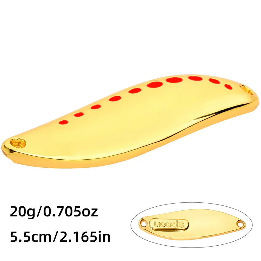 Metal Vib Leech Spinners Spoon Lures 2.5g 5g 7.5g 10g 15g 20g 25g 30g Artificial Bait Lure Fishing Tackle for Bass Pike Perch