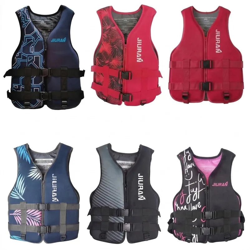 Life Jacket Vest For 50-260LB Adults And Kids,Water Sports Buoyancy Aids Suitable For Fishing,Sailing,Surfing,Boating,Kayaking