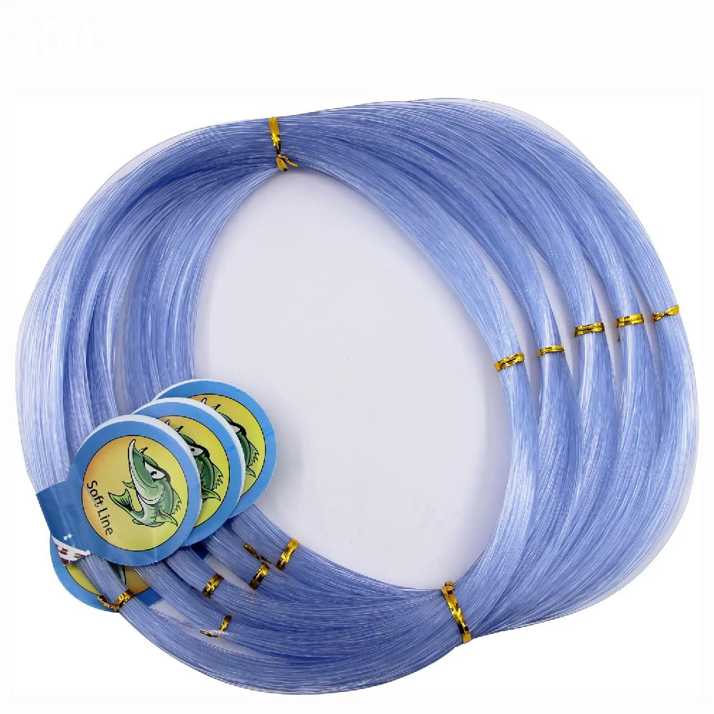 Monofilament Fishing Line 500m 13 lb.-396 lb. Nylon Mono Fishing Lines Super Strong Clear Fishing Leader Line for Saltwater
