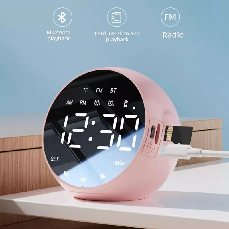 Timed alarm clock Bluetooth audio and voice broadcast Large LED touch display Magnetic countdown timer