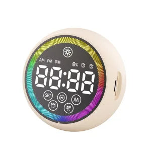 Timed alarm clock Bluetooth audio and voice broadcast Large LED touch display Magnetic countdown timer