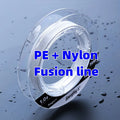 PE Multifilament Fused Braid Line  Smoother Thinner  Fishing Line Floating Line Super Strong