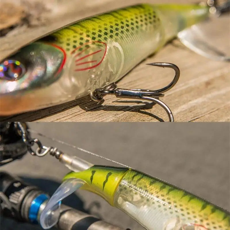 Pesca Topwater Whopper Plopper Popper FIshing Lure 90mm 15g Artificial Bait Hard Plopper Soft Rotating Tail Fishing Tackle Geer