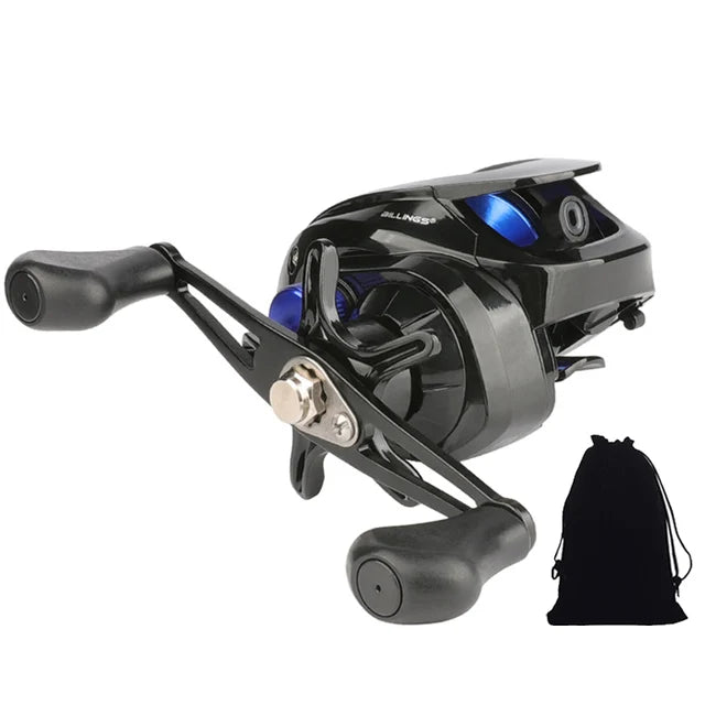 Baitcasting Reel 6.3:1 8KG Max Drag Fishing Reel For Bass in ocean environment casting reel spinning reel fishing accessories