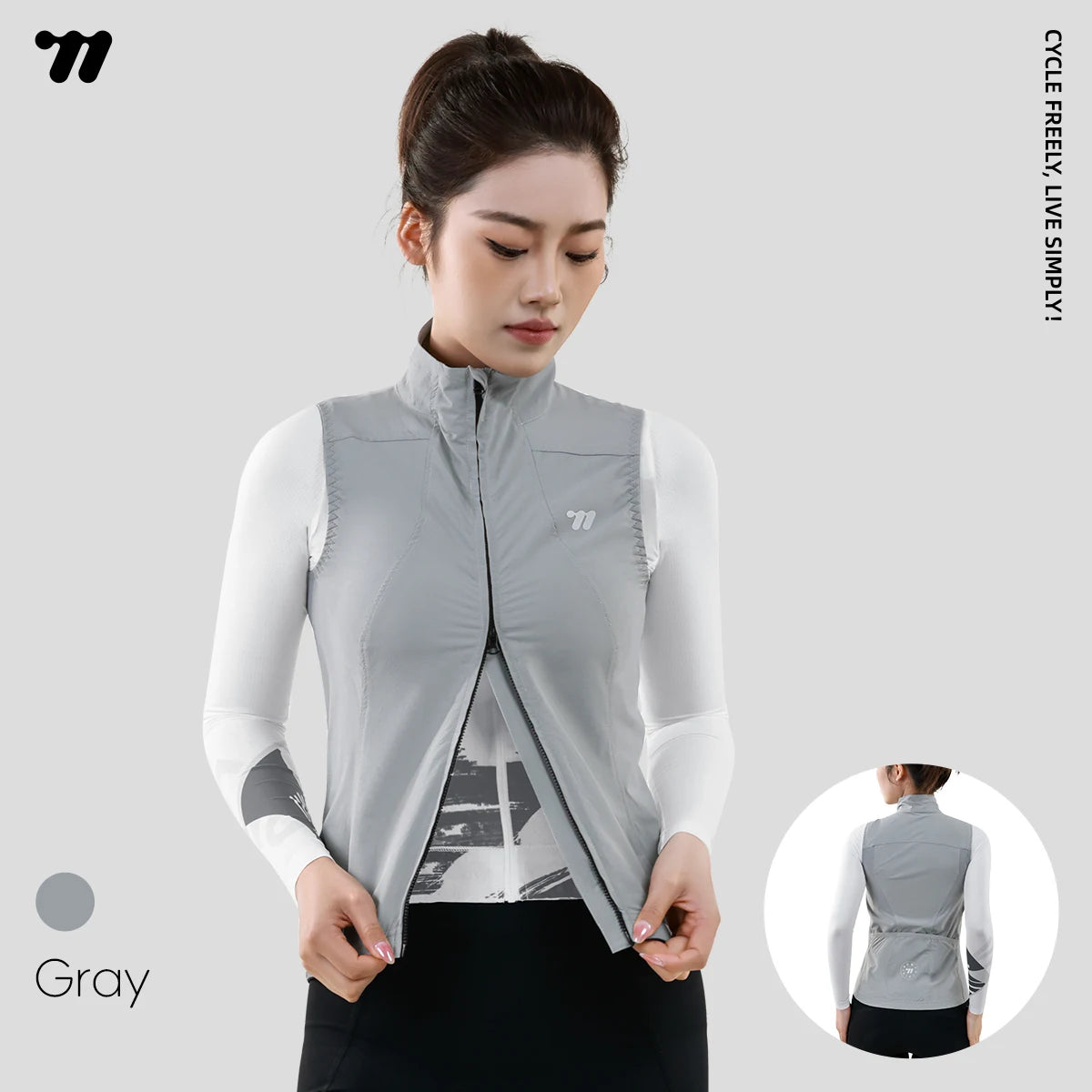 WEST BIKING Women's Cycling Vest Windproof Summer Sports Waistcoat Outdoor Running Fitness Sun Protection Sleeveless Clothing