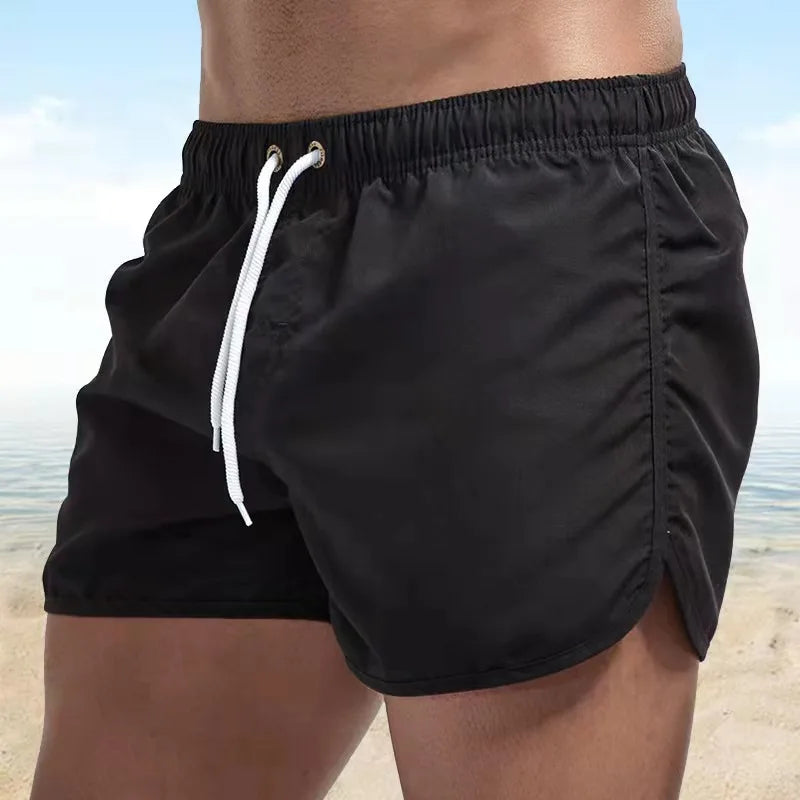 2025 New Man Swimwear Swim Shorts Trunks Beach Board Shorts Swimming Pants Swimsuits Mens Running Sports Surffing Shorts