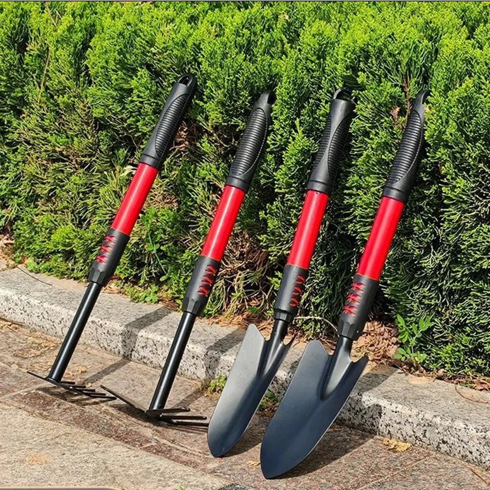 Manual Gardening Farming Hand Tools Set Shovel Weed Remover Small Hoe Rake for Garden Planting Vegetable Grass Digging Kids 제초