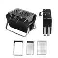 Y67A-Compact Charcoal Grill Portable Tabletop BBQ Stove For Outdoor Cooking Ideal For RV Travel, Picnics, Backyard & Patio