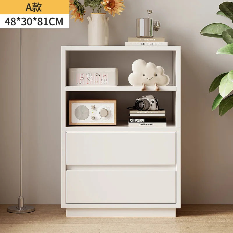 Bookshelf Home Modern Simple Floor Free Combination Storage Display Cabinet Living Room Grid Shelf Side Cabinet