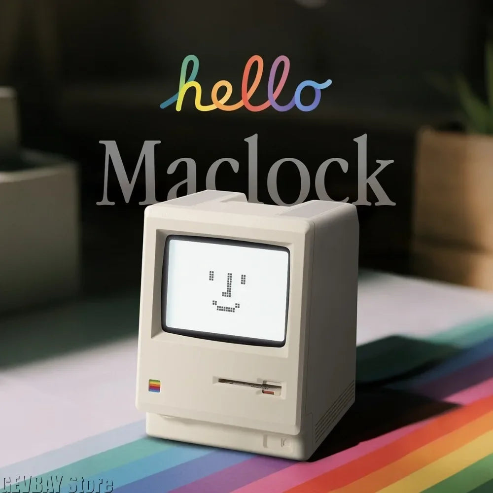 Retro Clock Desktop Alarm Digital Clock Student Specific Wake Up Artifact Nostalgic Desktop Male Electronic Maclock Ornament