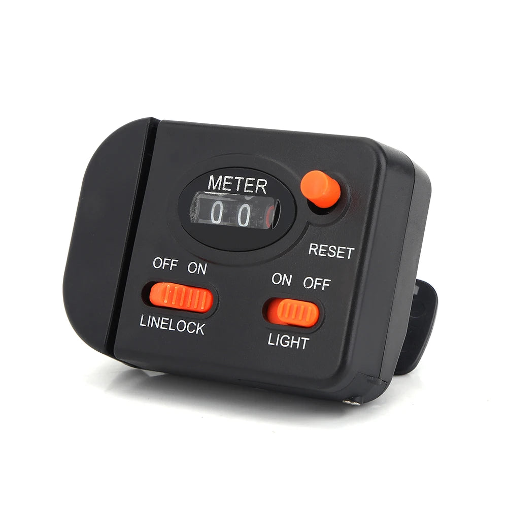 Fishing Depth Finder Fishing Line Meter Counter Professional Clip on Rod Fishing Line Counter Depth Finder Digital Diaplay 99m