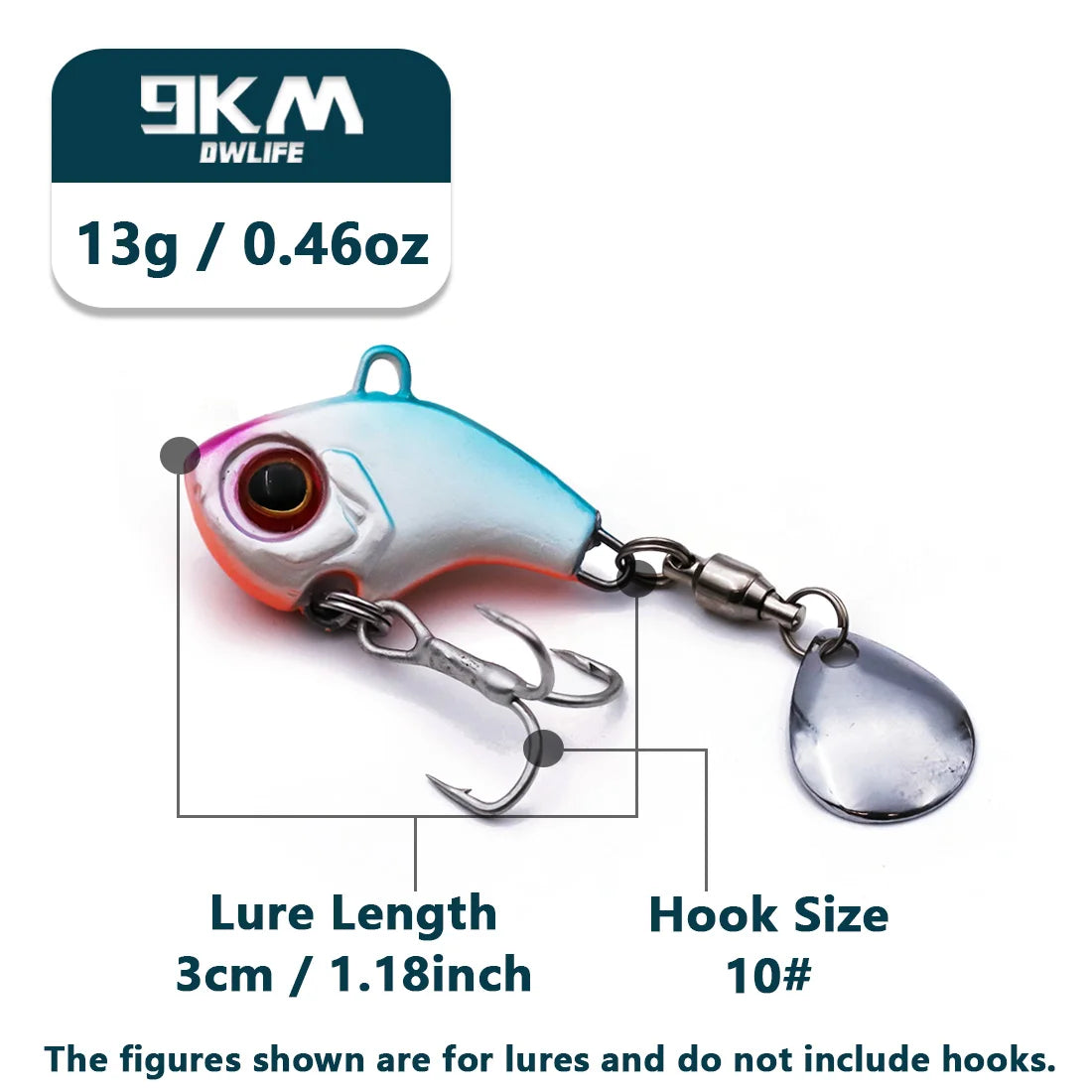 VIB Fishing Lures Tail Spinner Crankbait Lure 9~16g Fishing Spoon Lure Blade Sinking Lures Bass Fishing Jigs Fishing Lure Tackle