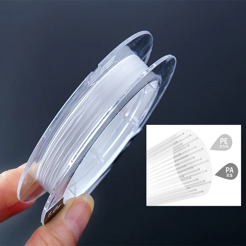 PE Multifilament Fused Braid Line  Smoother Thinner  Fishing Line Floating Line Super Strong