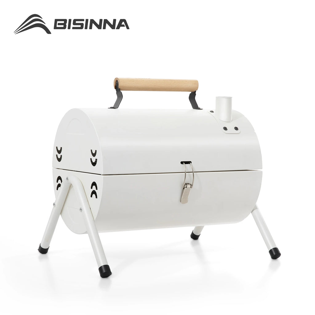 BISINNA Outdoor Multifunctional Portable Barbeque Stove Camping BBQ Charcoal Grill With Dual Side Camping Supplies