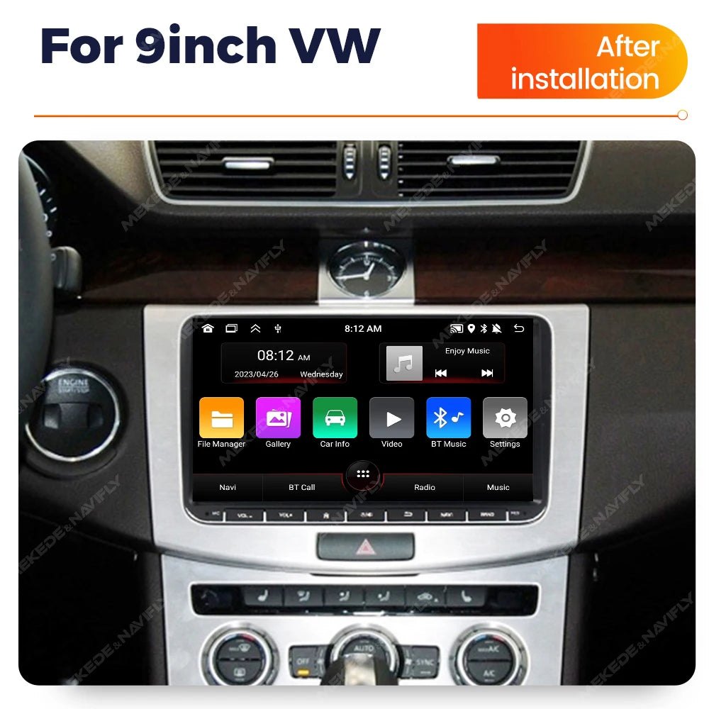 Android car radio GPS carplay stereo multimedia player suitable for General Motors VW AMAROK PASSAT B7 B6 GOLF 6 car accessories