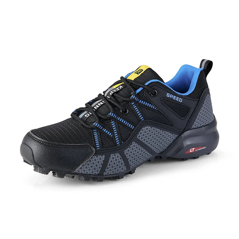 New Men Shoes Waterproof Hiking Sports Shoes Outdoor Hiking Training Shoes Men Lightweight Non-Slip Woodland Hunting Work Shoes