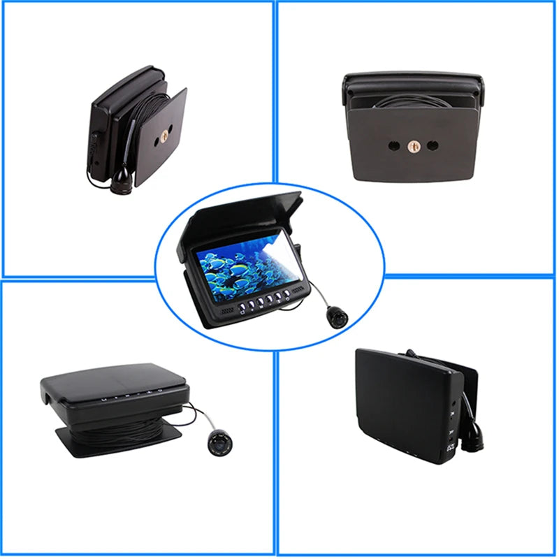 4.3 Inch Underwater 15/30M Fishing Camera DVR Take Photo and Video Fish Finder