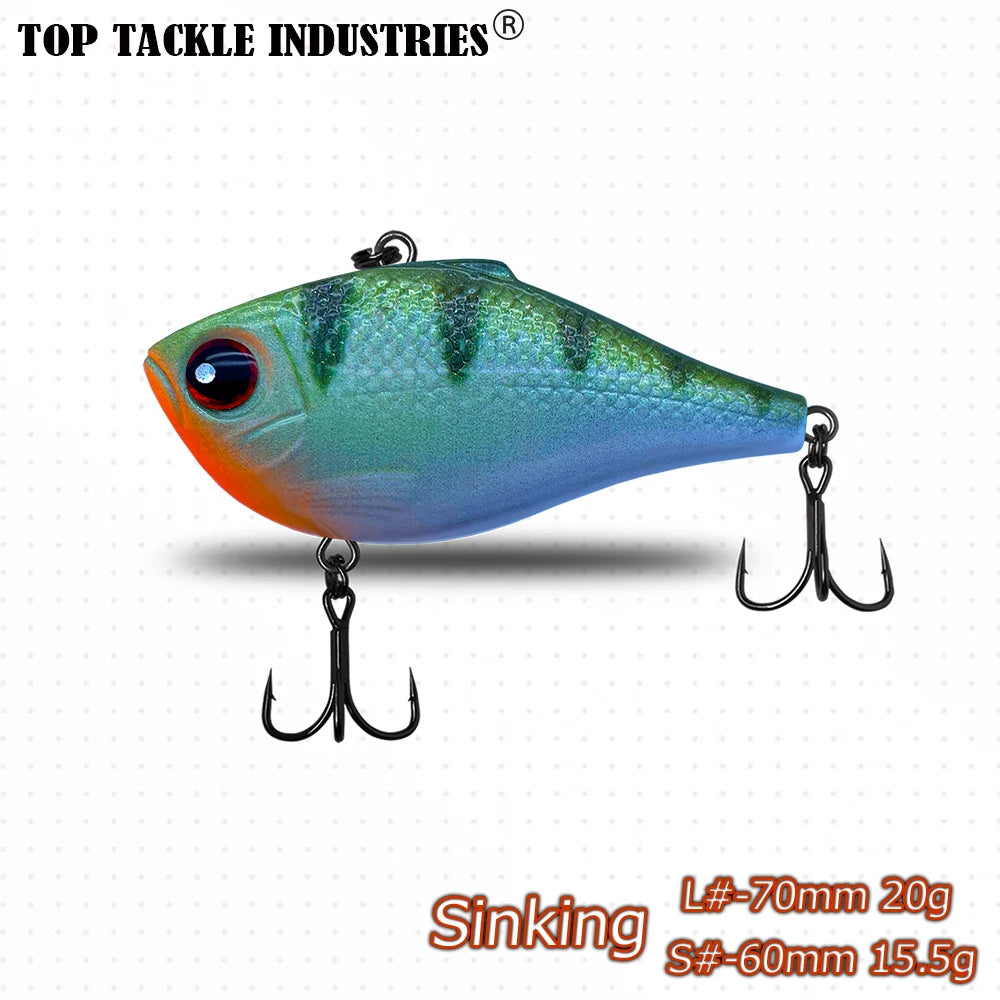 Outdoors Spring and Summer Season New Colors 1Pcs  ABS Plastics VIB Vibration Bait Fishing Lures 14.5g 6cm /20g 7cm Hard  Tackle