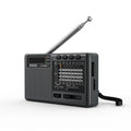 XHDATA D-368 Portable Stereo Radio FM AM SW MP3 Player with Bluetooth TF Card USB Playback 4Ω 3W Speaker Rechargeable Battery