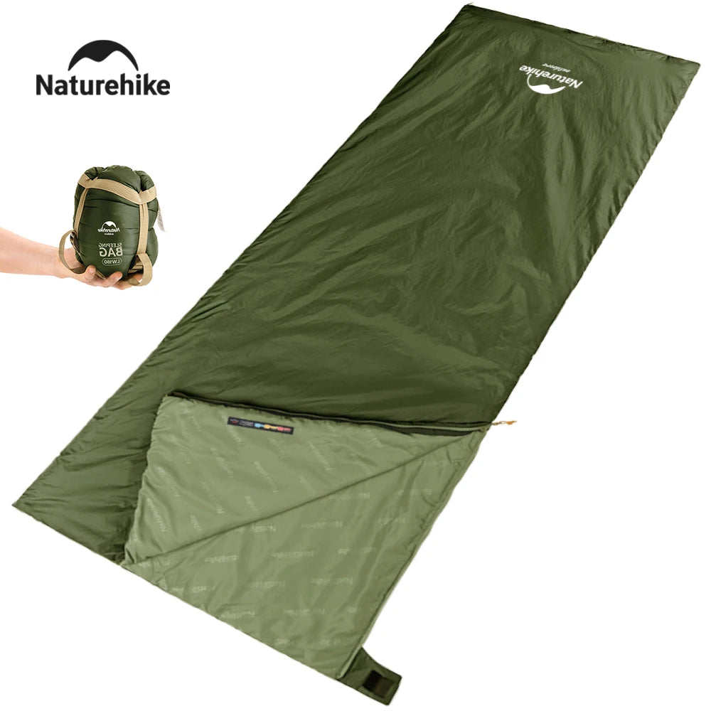 Naturehike 2026 New Camping Sleeping Bag Waterproof Ultralight 3 Season Sleeping Quilt Splicing Travel Large Sleeping Bags