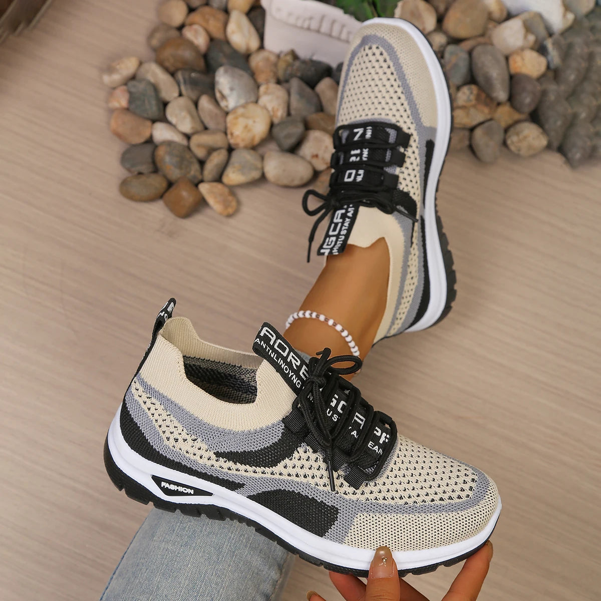 Women's Two-Tone Casual Sneakers