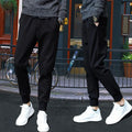Men's Straight Leg Jeans Small Footwear Wear Resistant Casual Trousers Cotton Elastic Denim mid Waist Zipper Fashionable Yout...