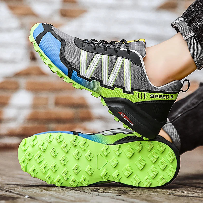 Men Hiking Shoes Waterproof Women Outdoor Trainers Lace-up Climbing Trekking Sneakers Mountain Walking Hunting Tactical Boots