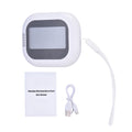 Vibrating Alarm Clock with FM Radio and Rechargeable 1800mAh Battery for Heavy Sleepers, Elderly Dorm Room Hearing Impaired