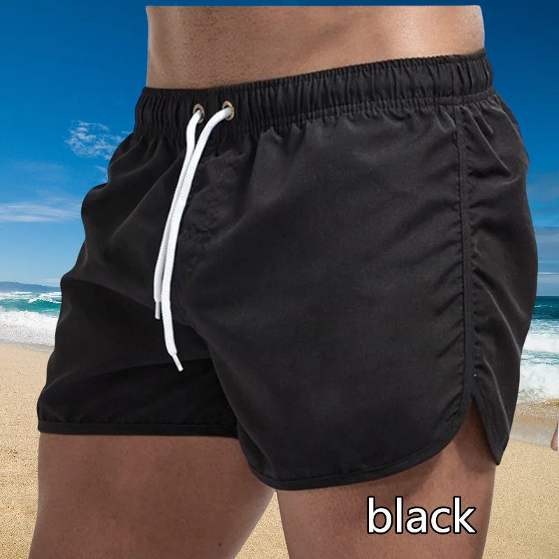 2025 New Man Swimwear Swim Shorts Trunks Beach Board Shorts Swimming Pants Swimsuits Mens Running Sports Surffing Shorts