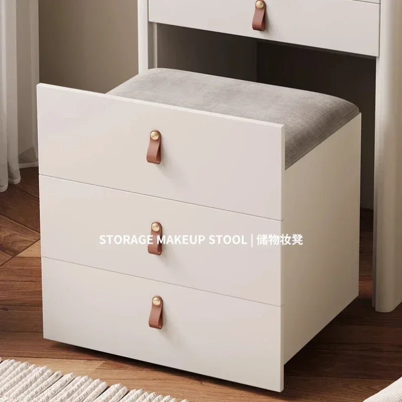 Luxury Dressing table Makeup vanity makeup desk vanity desk with light mirror with seat nightstands Room Furniture