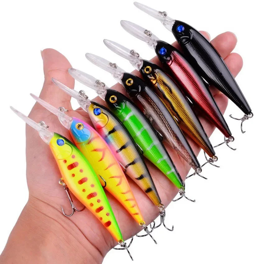 Fishing Lure Kit Fresh/Salt Water  Wobbler Set Crankbaits Isca Artificial Hard Bait Wobblers For Bass Fishing Goods Tackle