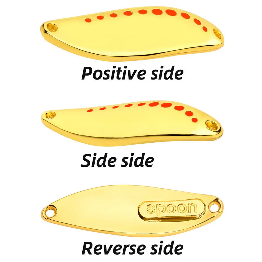 Metal Vib Leech Spinners Spoon Lures 2.5g 5g 7.5g 10g 15g 20g 25g 30g Artificial Bait Lure Fishing Tackle for Bass Pike Perch