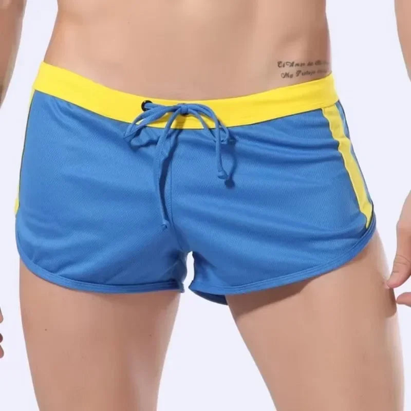 Mens Boxers Shorts Underwear Summer Fashion Swimwear Trunks Sports Wear Sexy Short  Breathable Men Beach Pants Underwear 2005-DK
