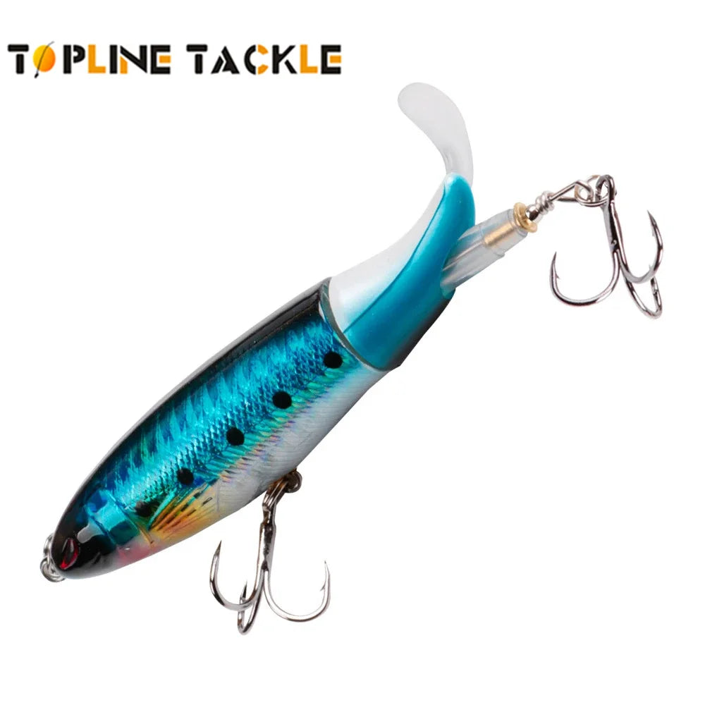 Topline Tackle Whopper Plopper Topwater Fishing Lure 13g15g36g Floating Lure Trolling Crankbait Pike Hard Baits Artificial Baits