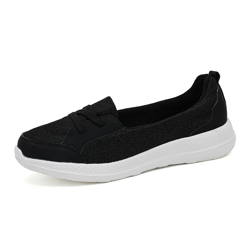 Women's shoes summer new casual shoes soft sole breathable fashion sports shoes flat vulcanized women's  large size