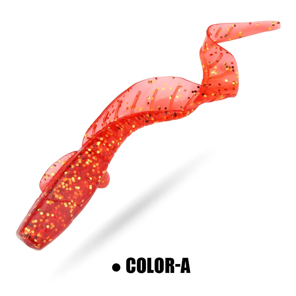 Spinpoler 16cm Soft Lure Grub Worm 3pcs Long Tail Grub Artificial Crank Big Bait Wobbler Swimbait For Bass Trout Crappie Pike