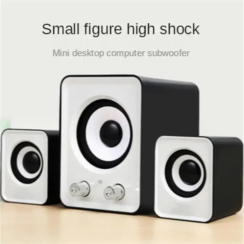 Full-range Speakers3-in-1 Stereo Loud SpeakersWireless Bluetooth and Wired LinksCompatible with Various DevicesBass Speakers