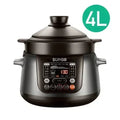 220V Electric Stew Pot Home Intelligent Automatic Soup Electric Casserole Purple Sand Ceramic Pot Slow Cooker Crock Pan AE
