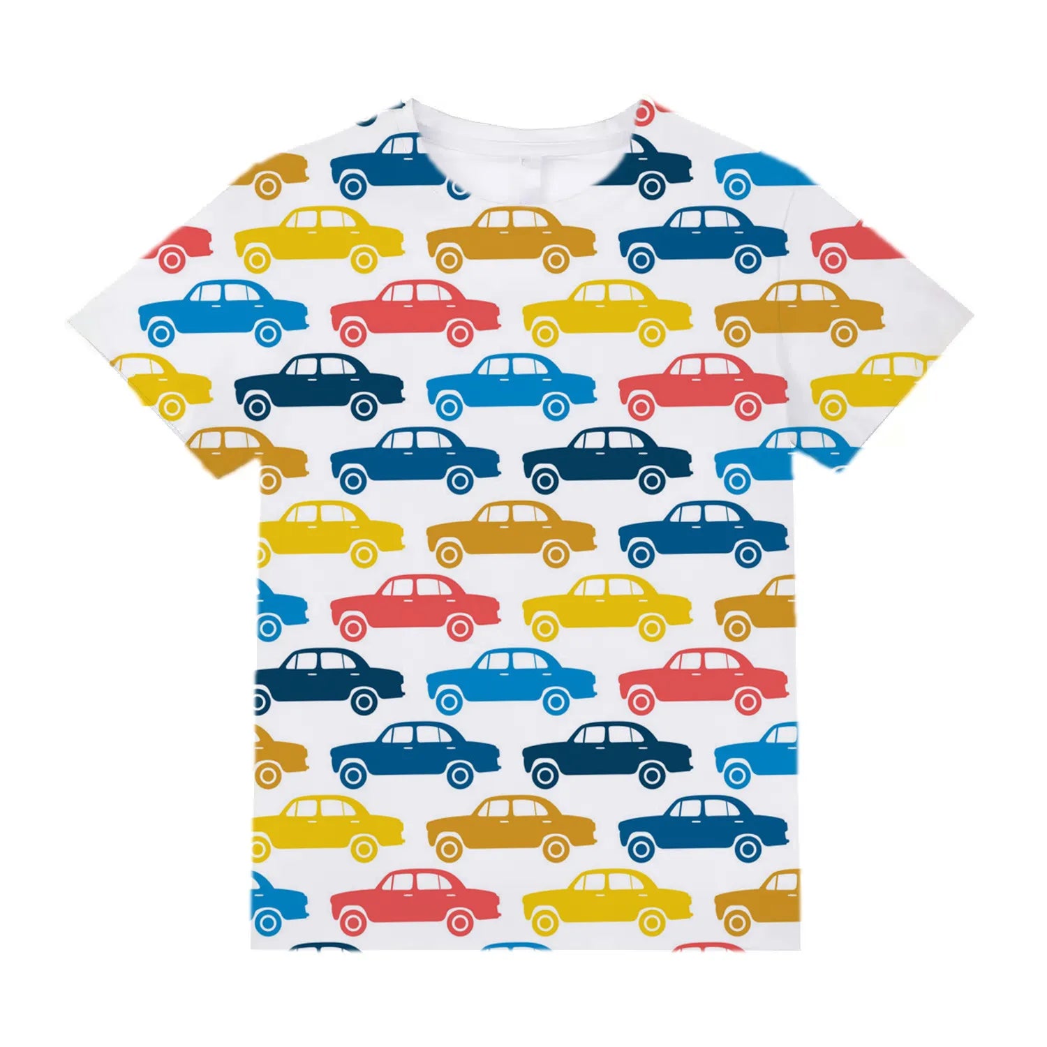 Kids Clothes for Girls from 2 to 7 Years Cute Things Cartoon Car Fashion T-Shirt Boys 9 to 14 Years White Tshirt Summer Tees Top